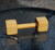 Dumbbells 270gr     hard wood, from one piece